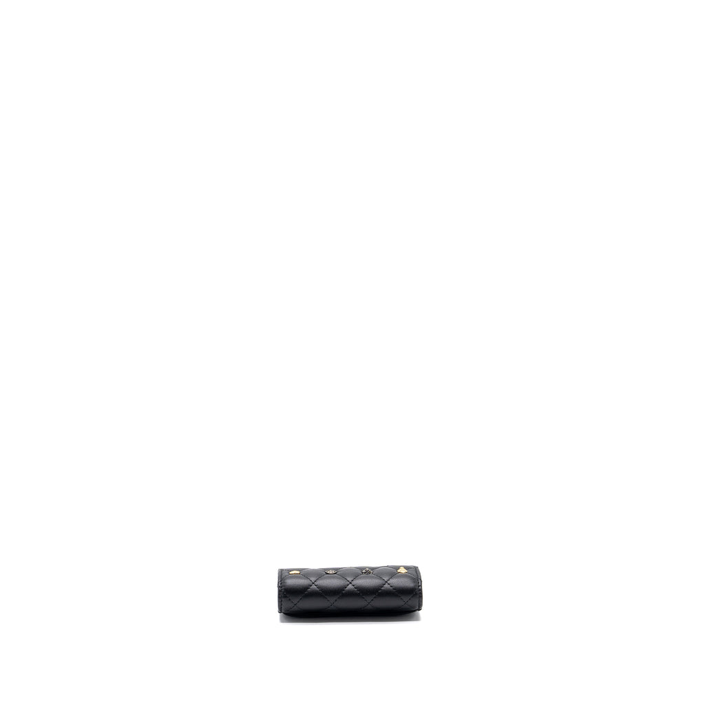 CHANEL 23B FLAP CARD HOLDER LAMBSKIN GHW(MICROCHIP)