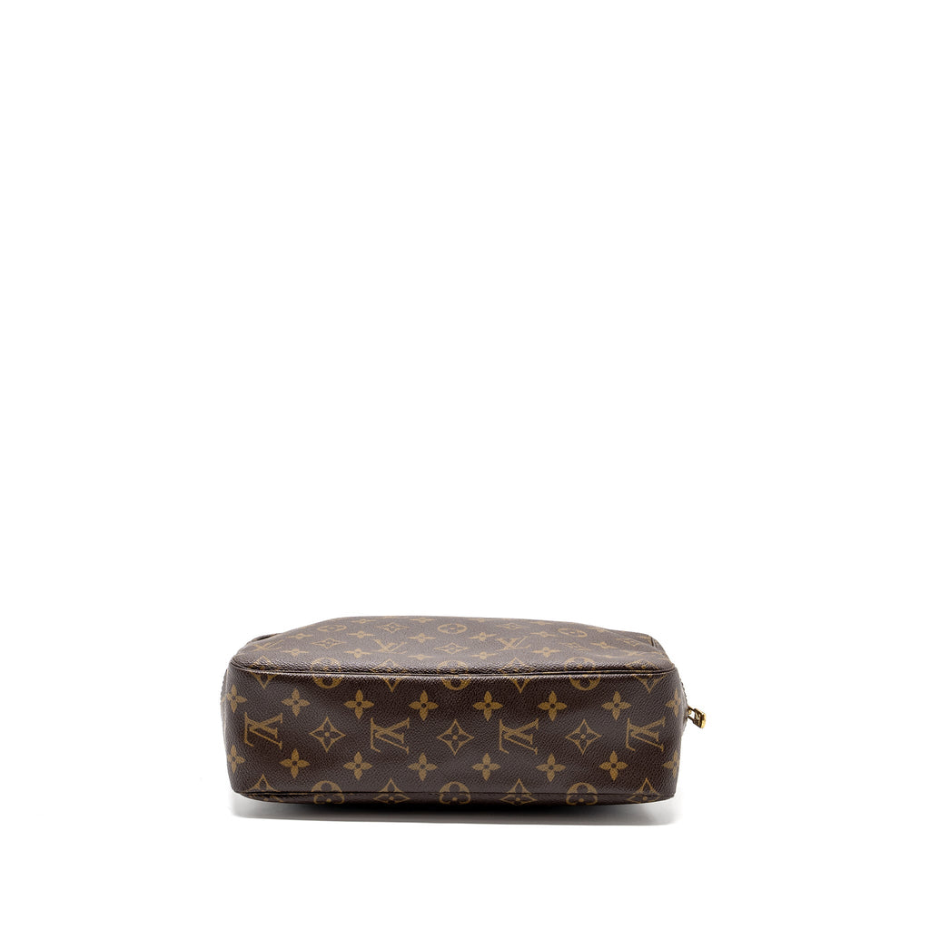 LOUIS VUITTON VINTAGE TROUSSE TOILETTE 28 COSMETIC BAG MONOGRAM CANVAS GHW