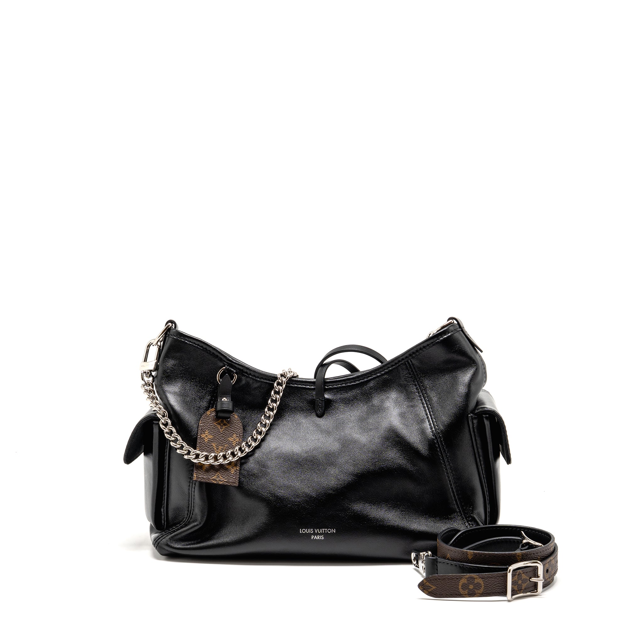 LOUIS VUITTON CARRYALL CARGO VIBE PM LAMBSKIN BLACK SHW