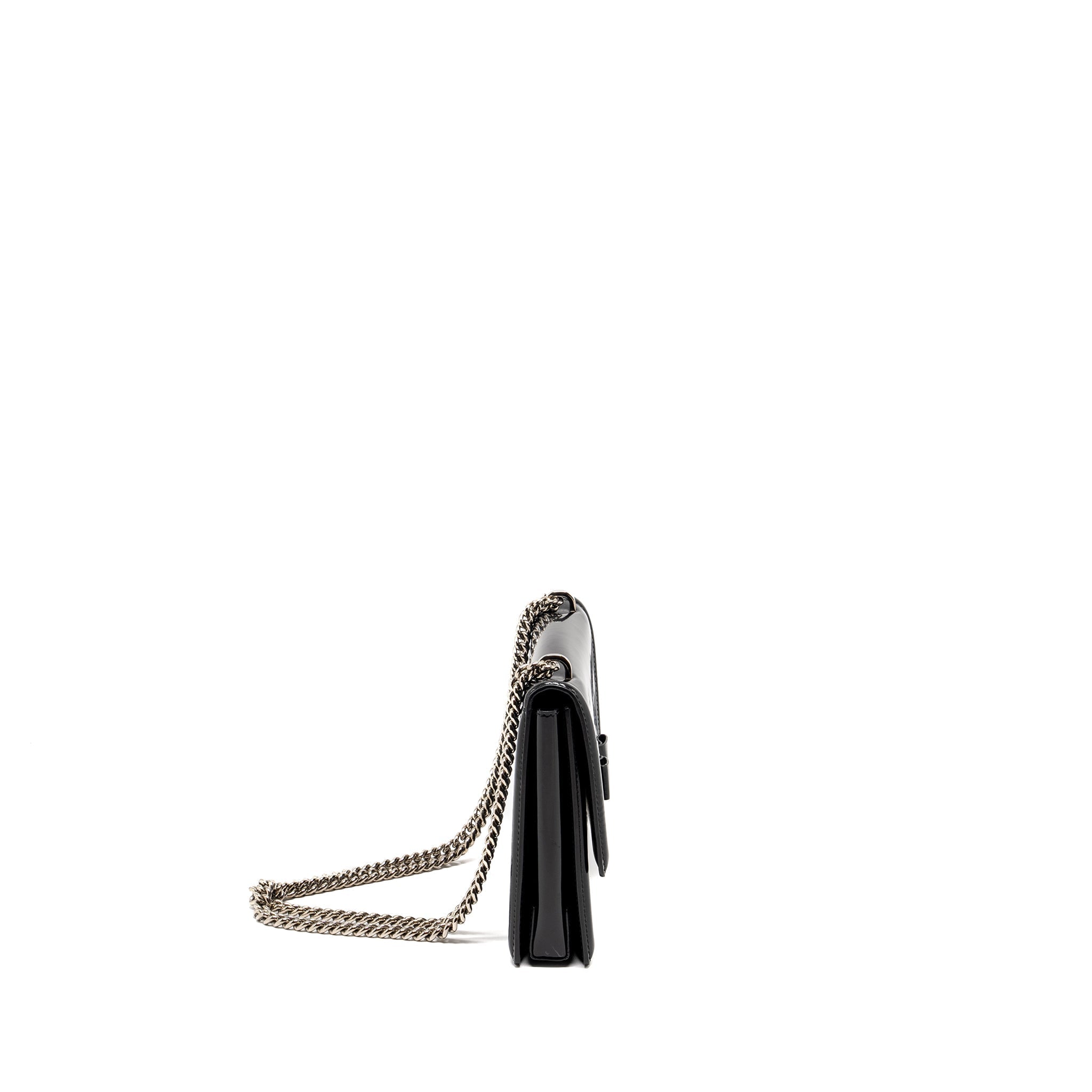 FERRAGAMO GINNY SHOULDER BAG CALFSKIN BLACK SHW