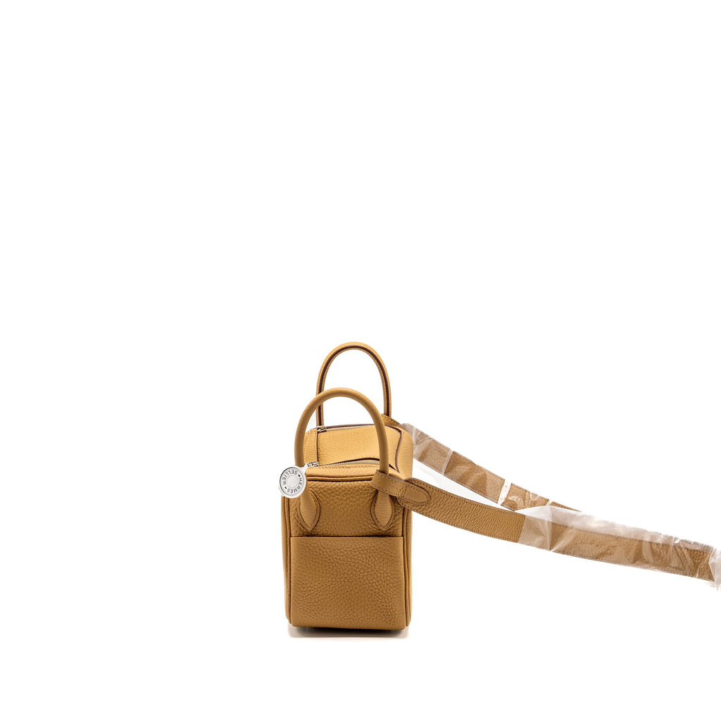 HERMES MINI LINDY CLEMENCE BISCUIT SHW