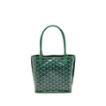 GOYARD MINI ANJOU TOTE GOYARDINE CANVAS/CALFSKIN GREEN SHW