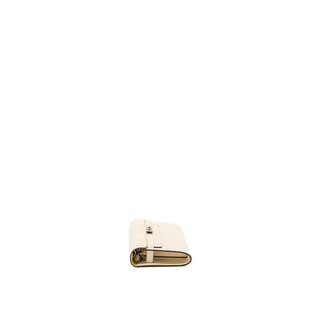 HERMES CLASSIC KELLY TO GO EPSOM NATA / JAUNE POUSSIN SHW