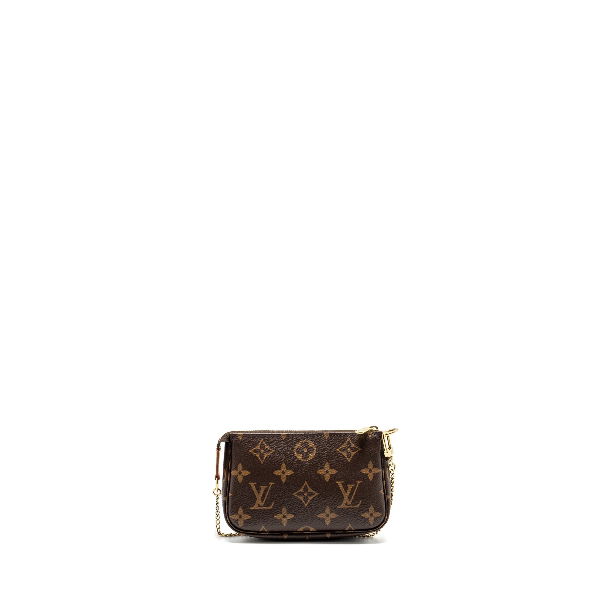 LOUIS VUITTON MINI POCHETTE ACCESSORIES MONOGRAM CANVAS GHW