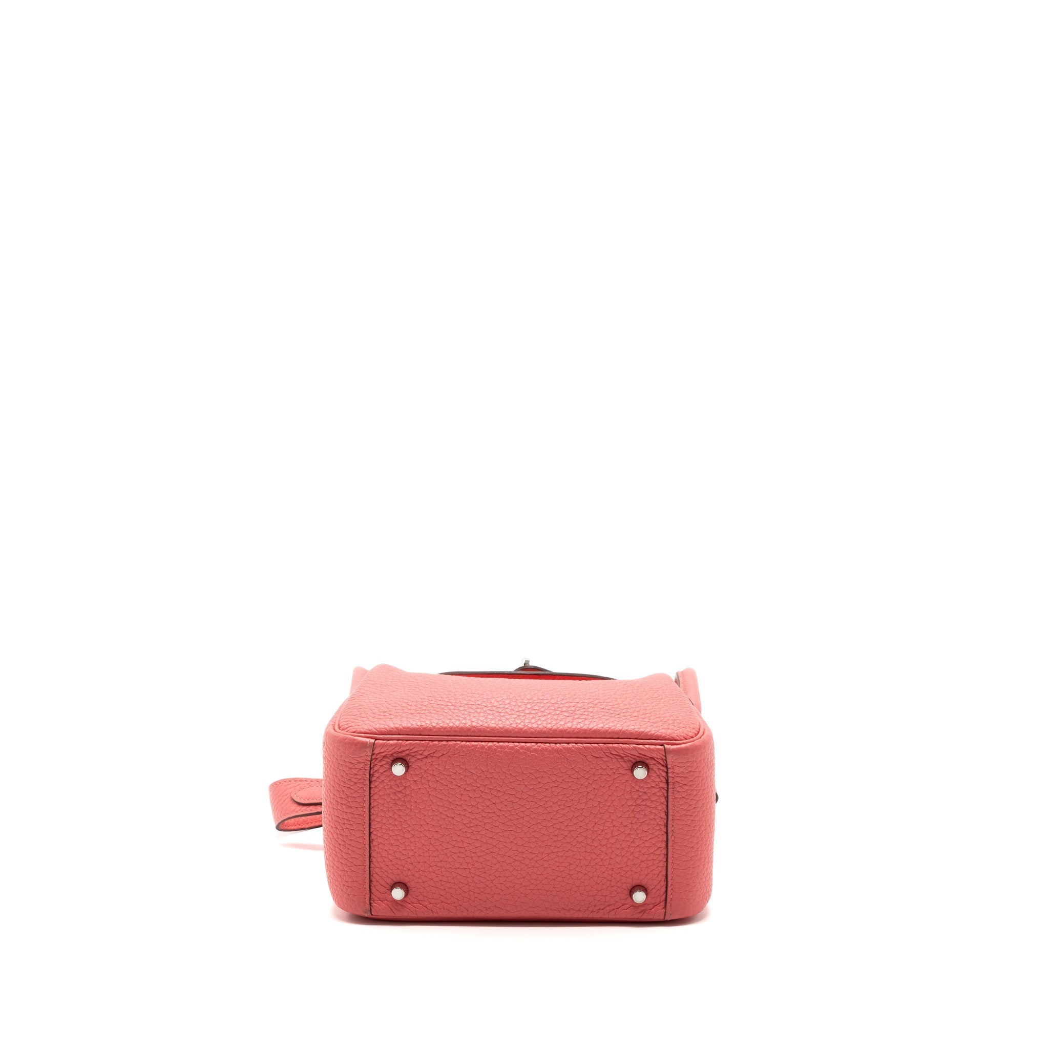 HERMES MINI LINDY CLEMENCE 8W ROSE AZALEE SHW
