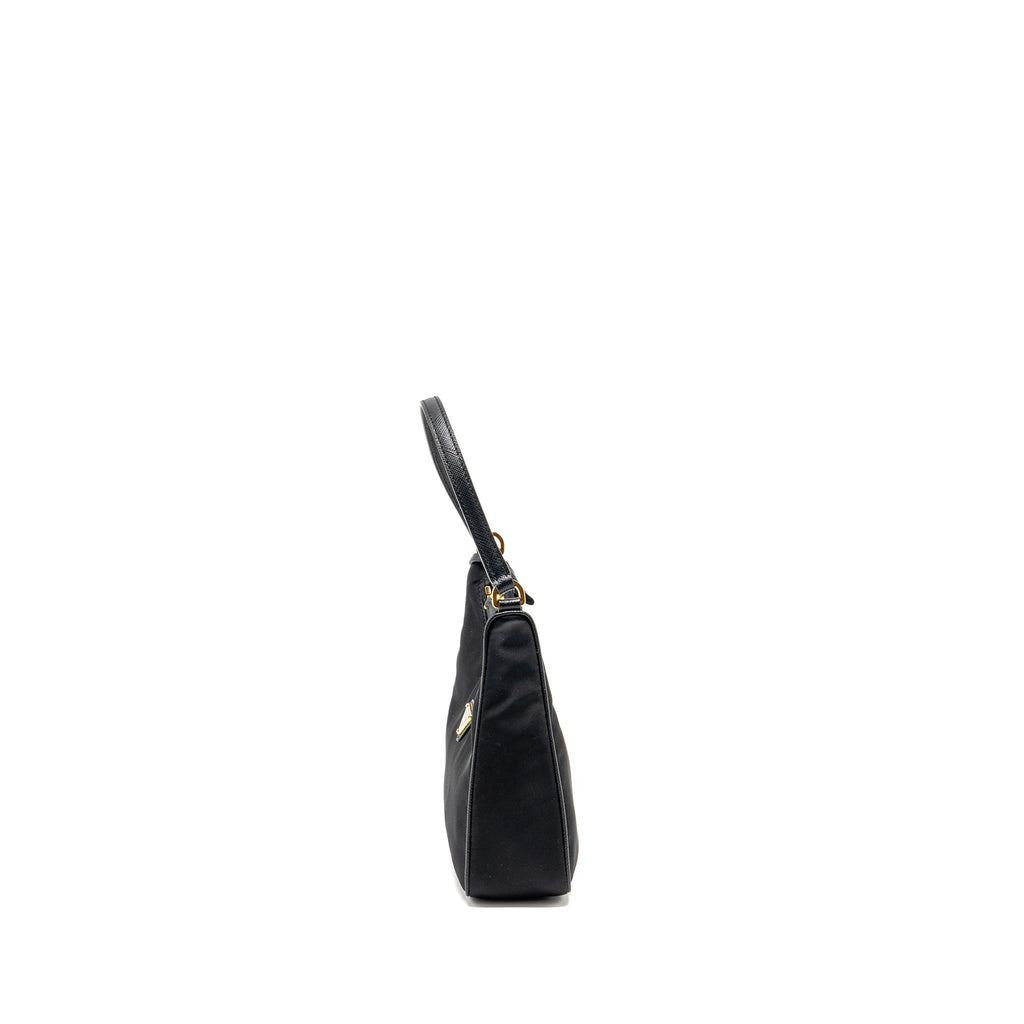 PRADA REEDITION 2005 NYLON BAG BLACK GHW