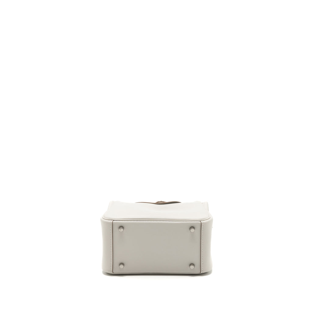 HERMES MINI LINDY SWIFT GRIS PALE/ GRIS MEYER SHW