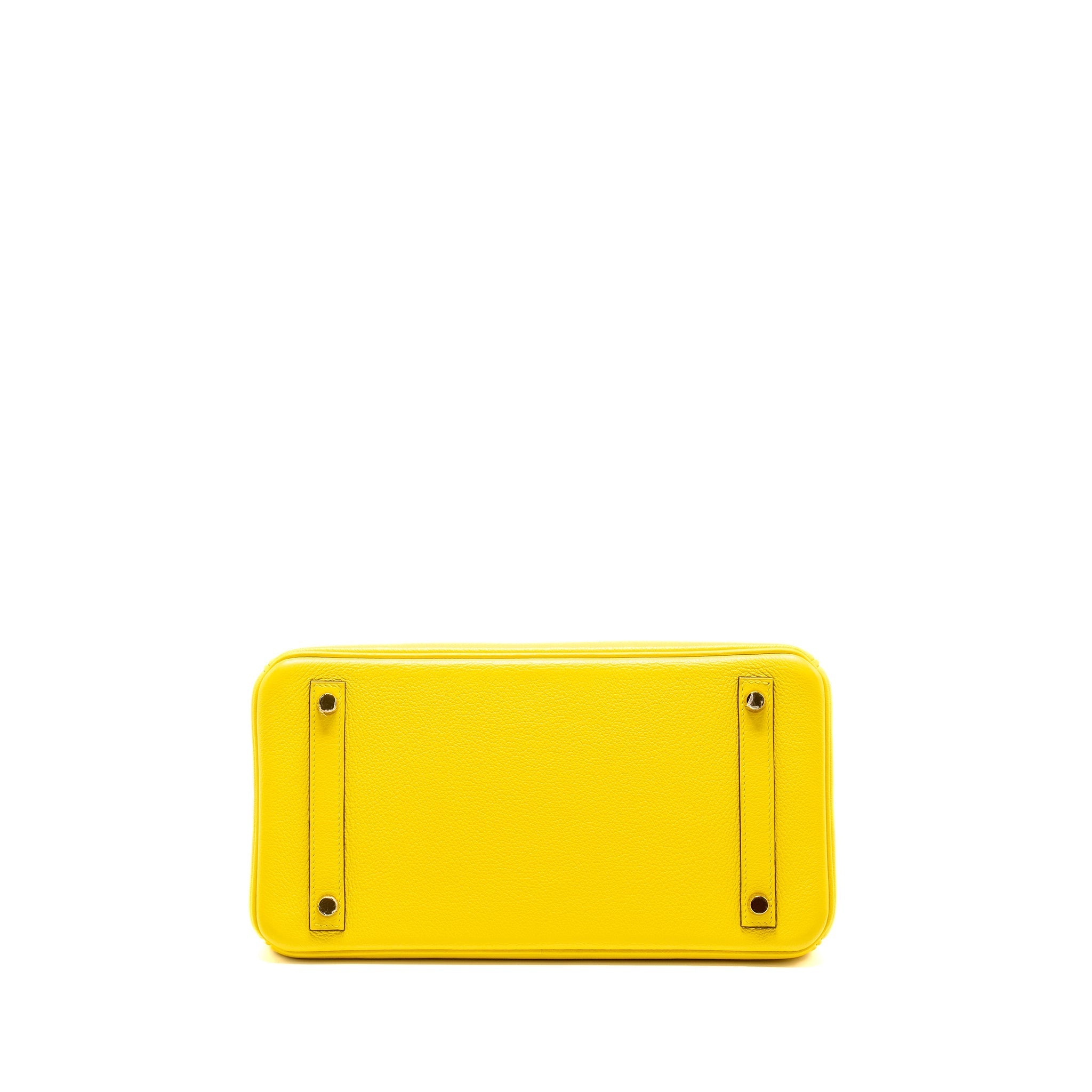 HERMES BIRKIN 30 TAURILLON NOVILLO LEATHER 9O JAUNE DE NAPLES GHW
