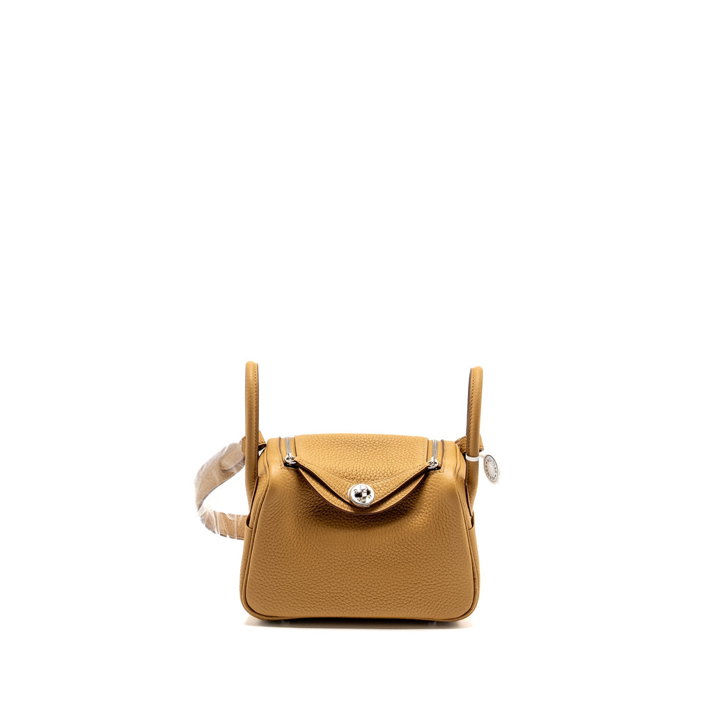 HERMES MINI LINDY CLEMENCE BISCUIT SHW