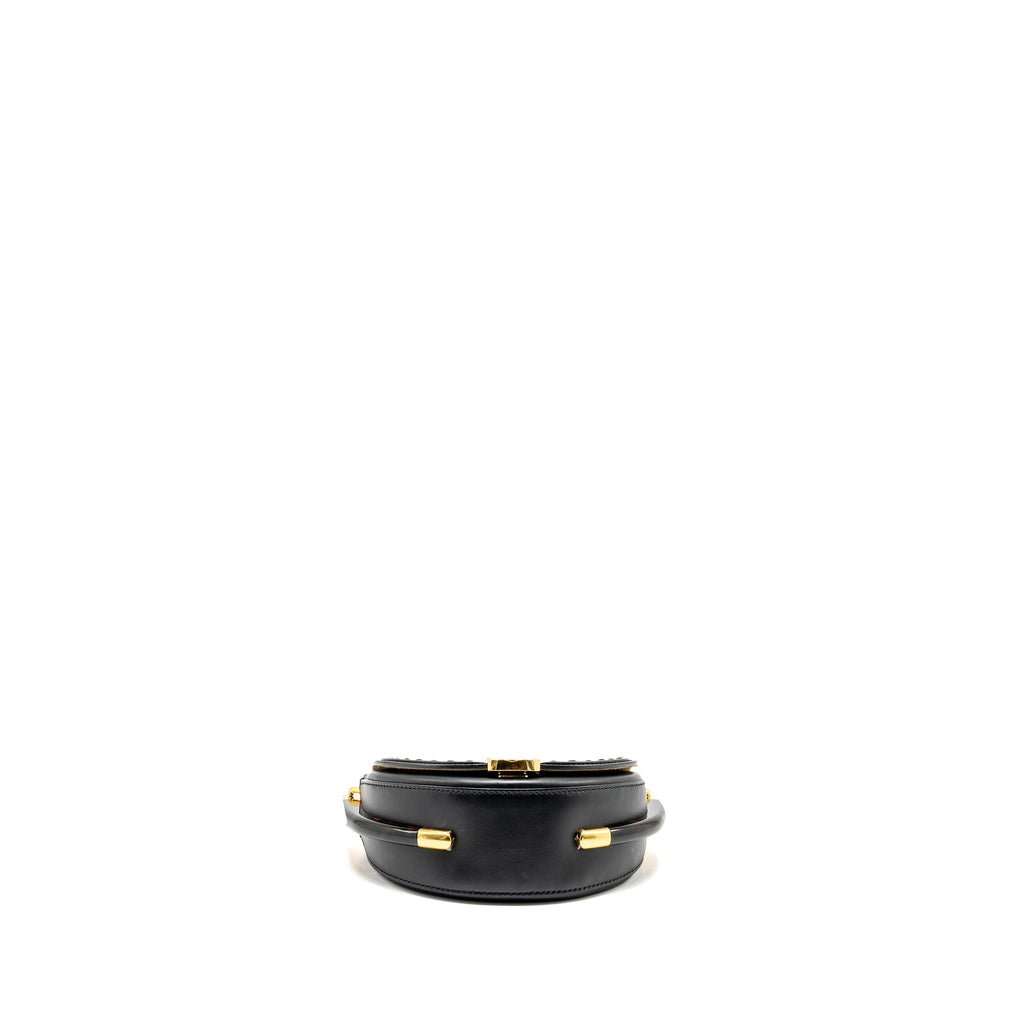 FENDI MOONLIGHT SHOULDER BAG CALFSKIN BLACK GHW