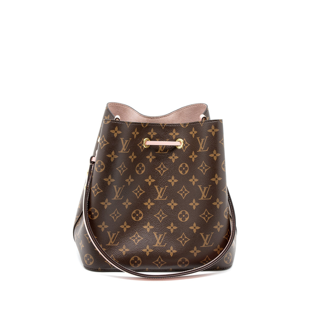 LOUIS VUITTON NEONOE MONOGRAM CANVAS ROSE POUDRE GHW (NEW VERSION)