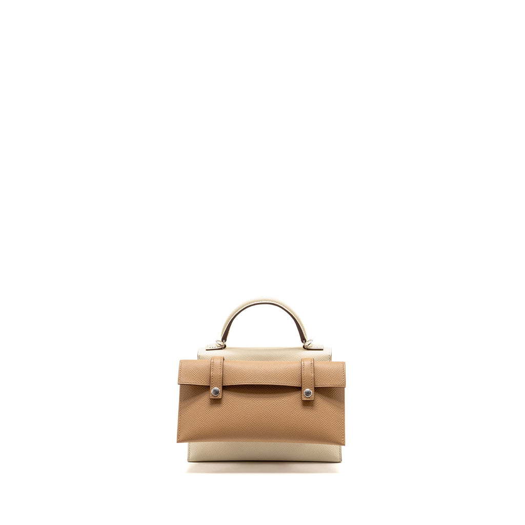 HERMES KELLYDOLE/KELLY DOLE PICTO EPSOM NATA/LIME/MAUVE SYLVESTRE/CHAI SHW