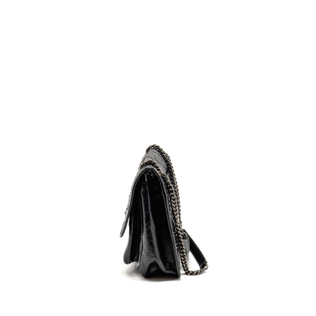 SAINT LAURENT/YSL MEDIUM NIKI BAG VINTAGE CALFSKIN BLACK SHW