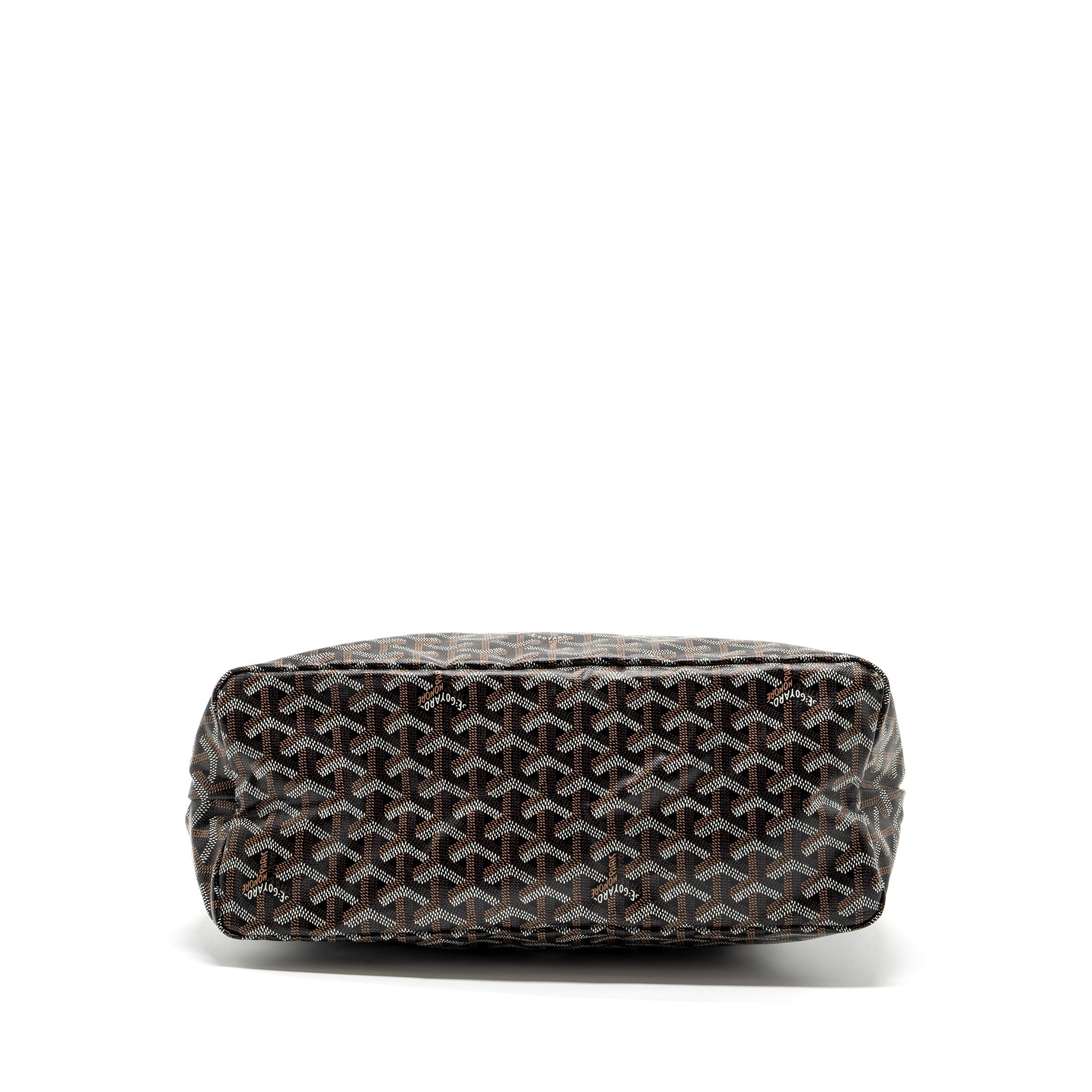 GOYARD BOHEME HOBO BAG GOYARDLINE CANVAS CALFSKIN BLACK LIMITED EDITION SHW