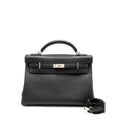 HERMES KELLY MAXI 42 TOGO BLACK SHW