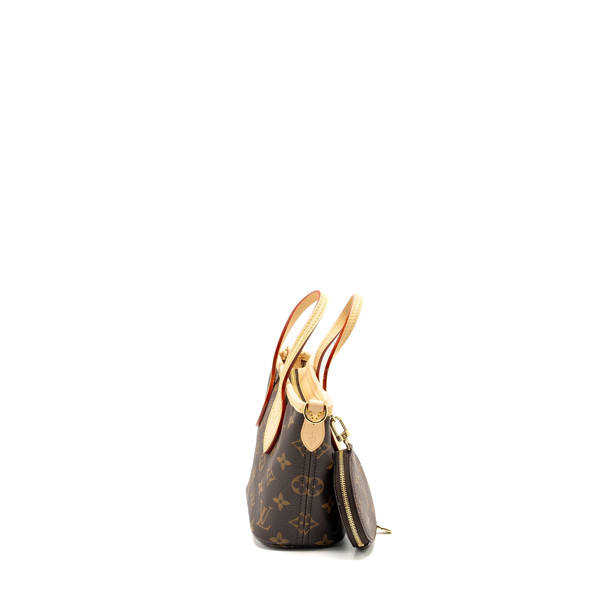 LOUIS VUITTON NEVERFULL BB BEIGE STRAP MONOGRAM CANVAS GHW