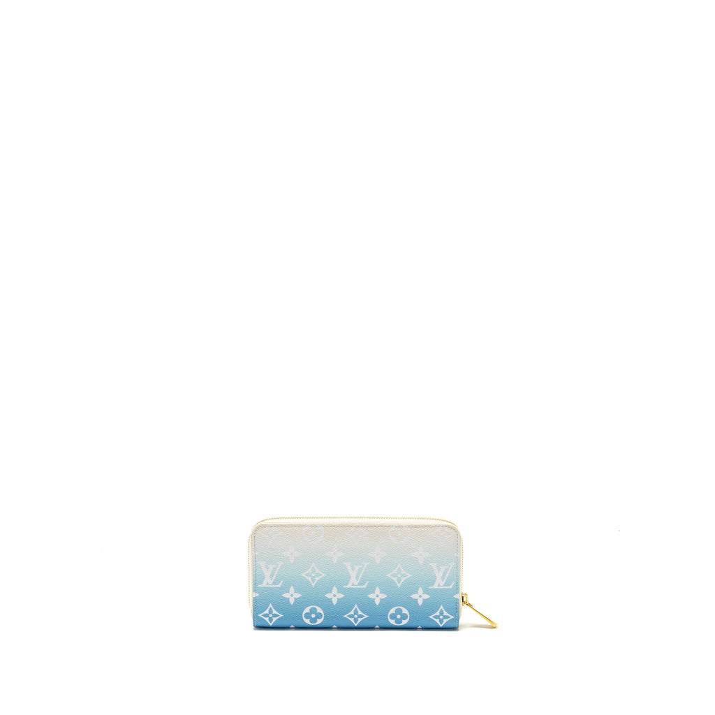 LOUIS VUITTON MONOGRAM GIANT BY THE POOL ZIP WALLET MULTICOLOUR BLUE GHW