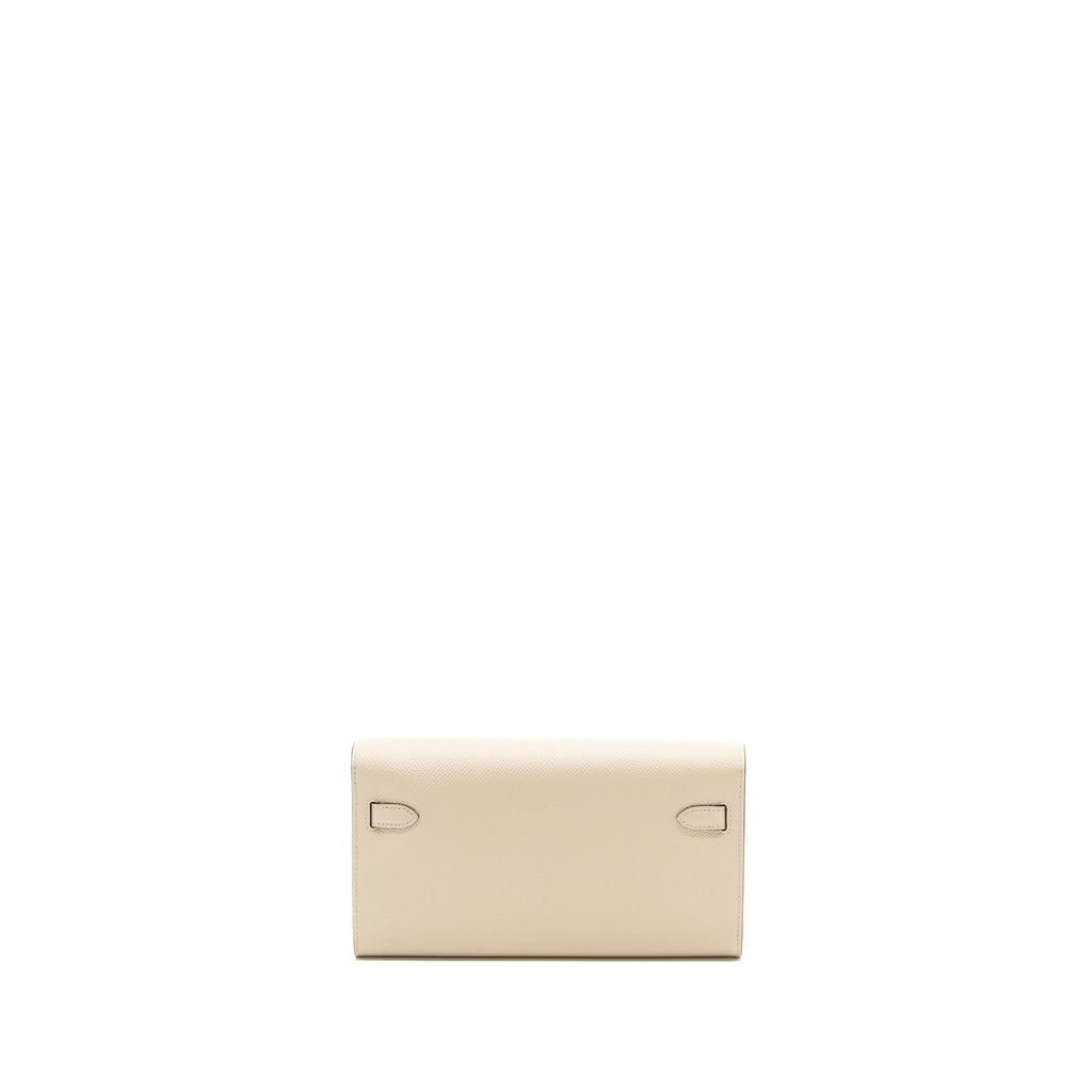 HERMES CLASSIC KELLY TO GO EPSOM NATA / JAUNE POUSSIN SHW
