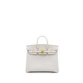 HERMES BIRKIN 25 TOGO M4 GRIS PALE GHW