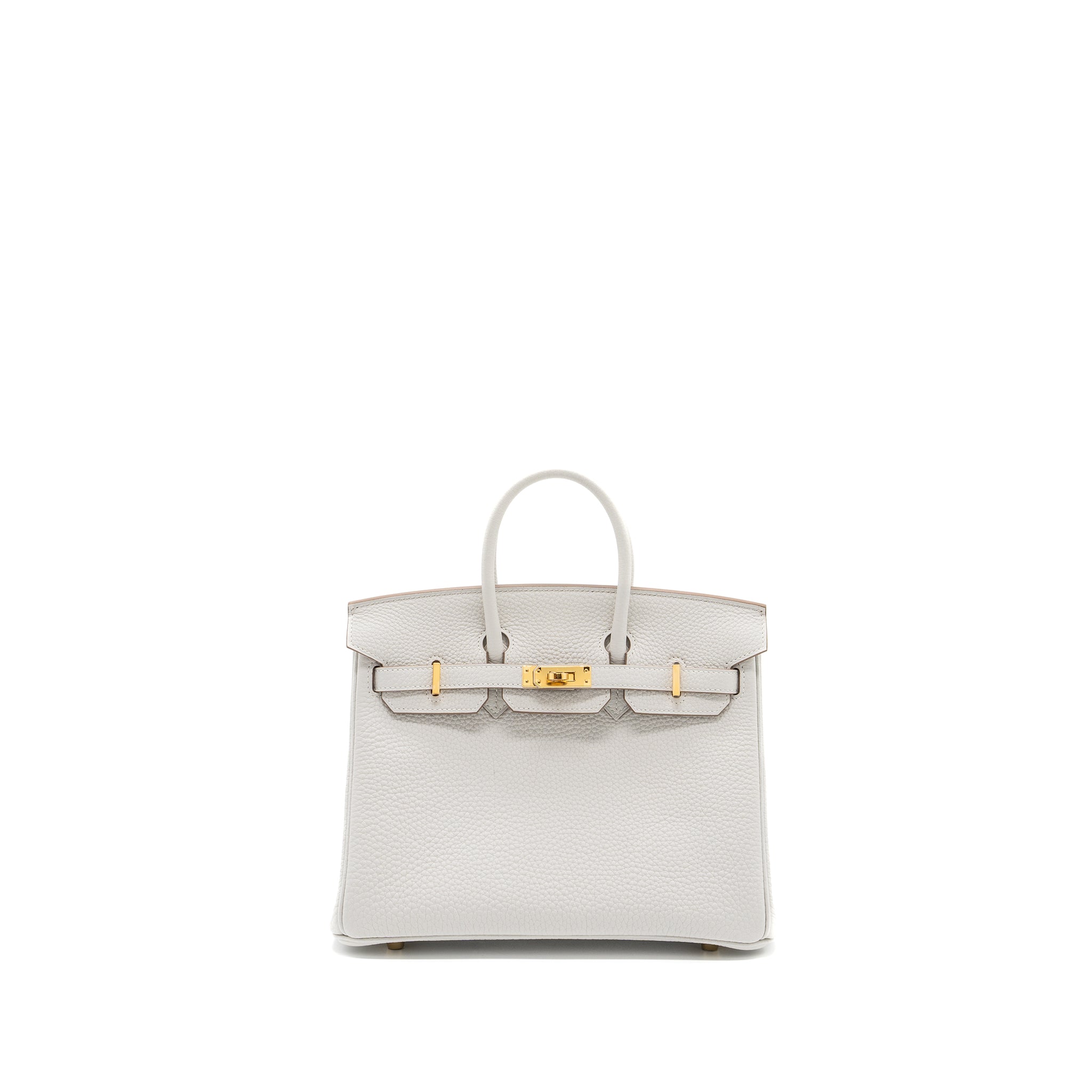 HERMES BIRKIN 25 TOGO M4 GRIS PALE GHW