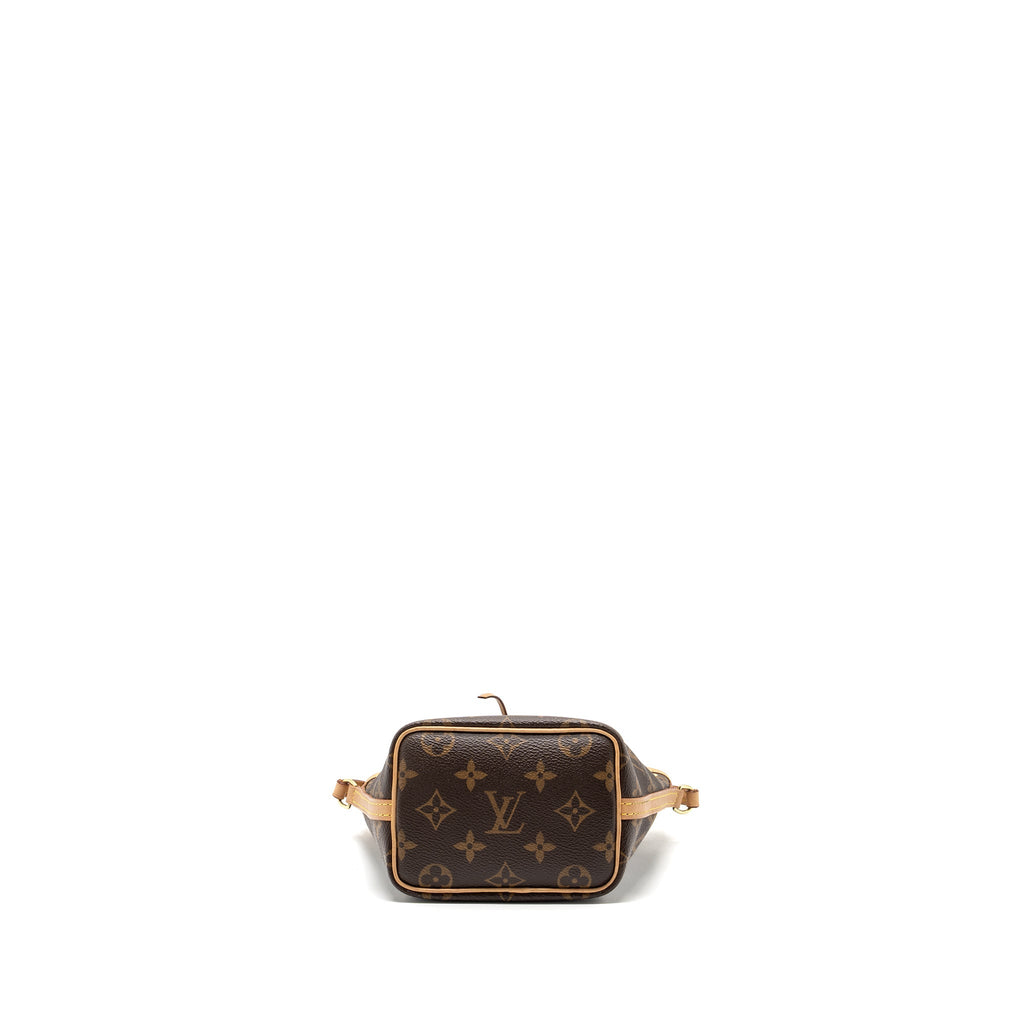 LOUIS VUITTON NANO NOE MONOGRAM CANVAS GHW