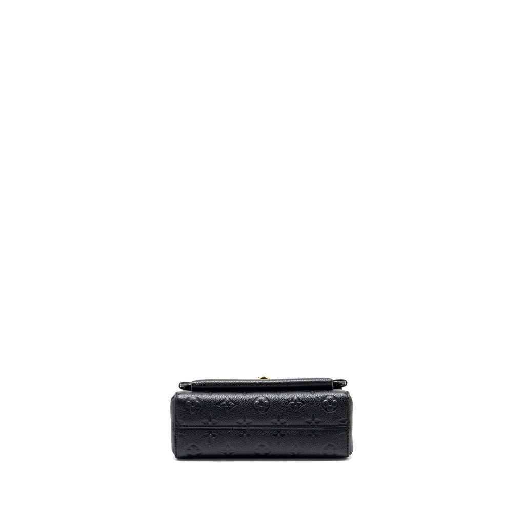 LOUIS VUITTON VAVIN BB MONOGRAM EMPREINTE CALFSKIN BLACK GHW