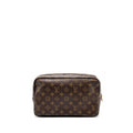 LOUIS VUITTON VINTAGE TROUSSE TOILETTE 28 COSMETIC BAG MONOGRAM CANVAS GHW
