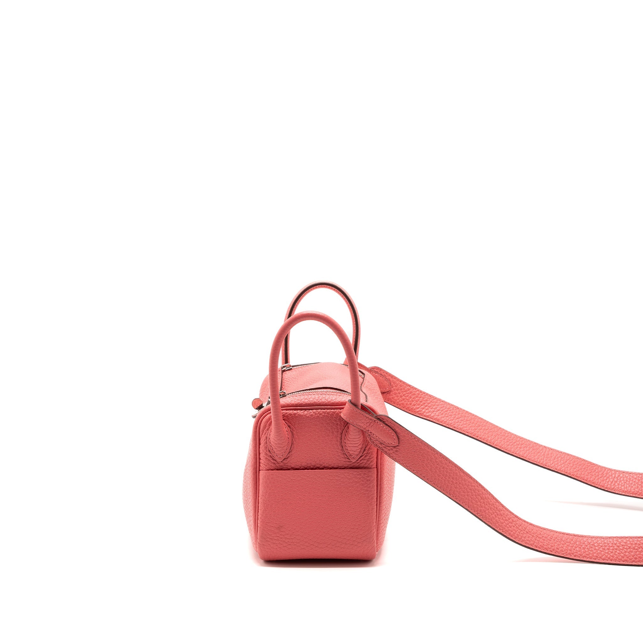 HERMES MINI LINDY CLEMENCE 8W ROSE AZALEE SHW