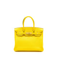 HERMES BIRKIN 30 TAURILLON NOVILLO LEATHER 9O JAUNE DE NAPLES GHW