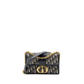 DIOR 30 MONTAIGNE BAG BLUE DIOR OBLIQUE JACQUARD CANVAS/ LEATHER GHW