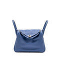 HERMES LINDY 30 SWIFT BLUE BRIGHTON MULTICOLOUR STRAP SHW