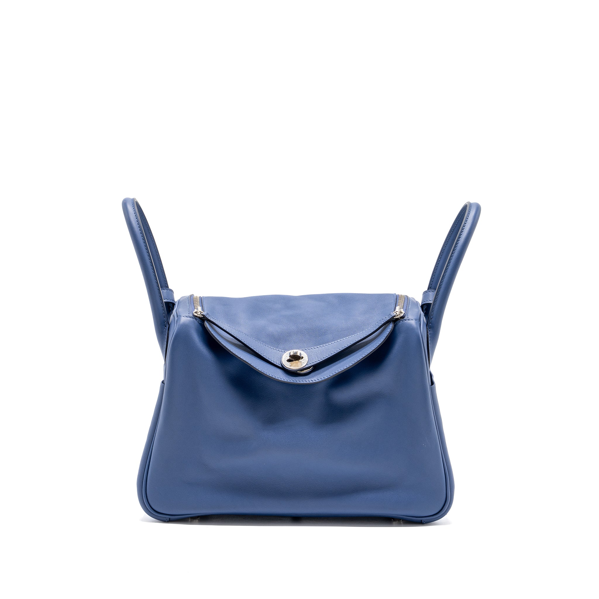 HERMES LINDY 30 SWIFT BLUE BRIGHTON MULTICOLOUR STRAP SHW