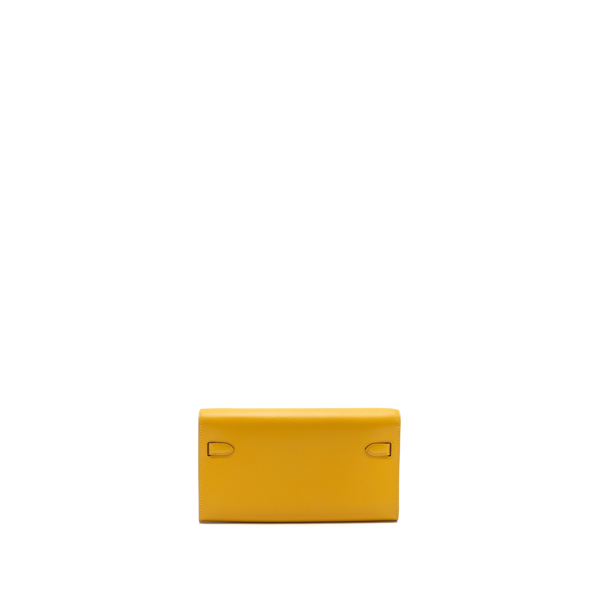 HERMES KELLY TO GO EPSOM JAUNE AMBER GHW