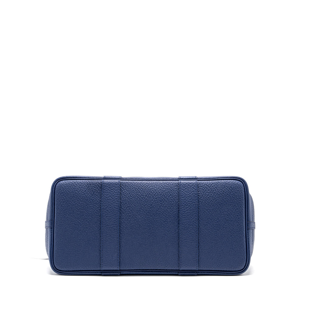 HERMES GARDEN POUCH 36 COUNTRY/SOIE TECH BLUE SAPHIR/PINK/BLUE AZTEQUE