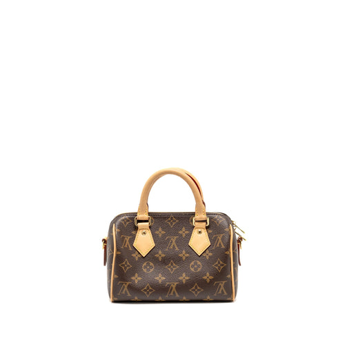 LOUIS VUITTON SPEEDY 20 BANDOULIERE MONOGRAM CANVAS GHW