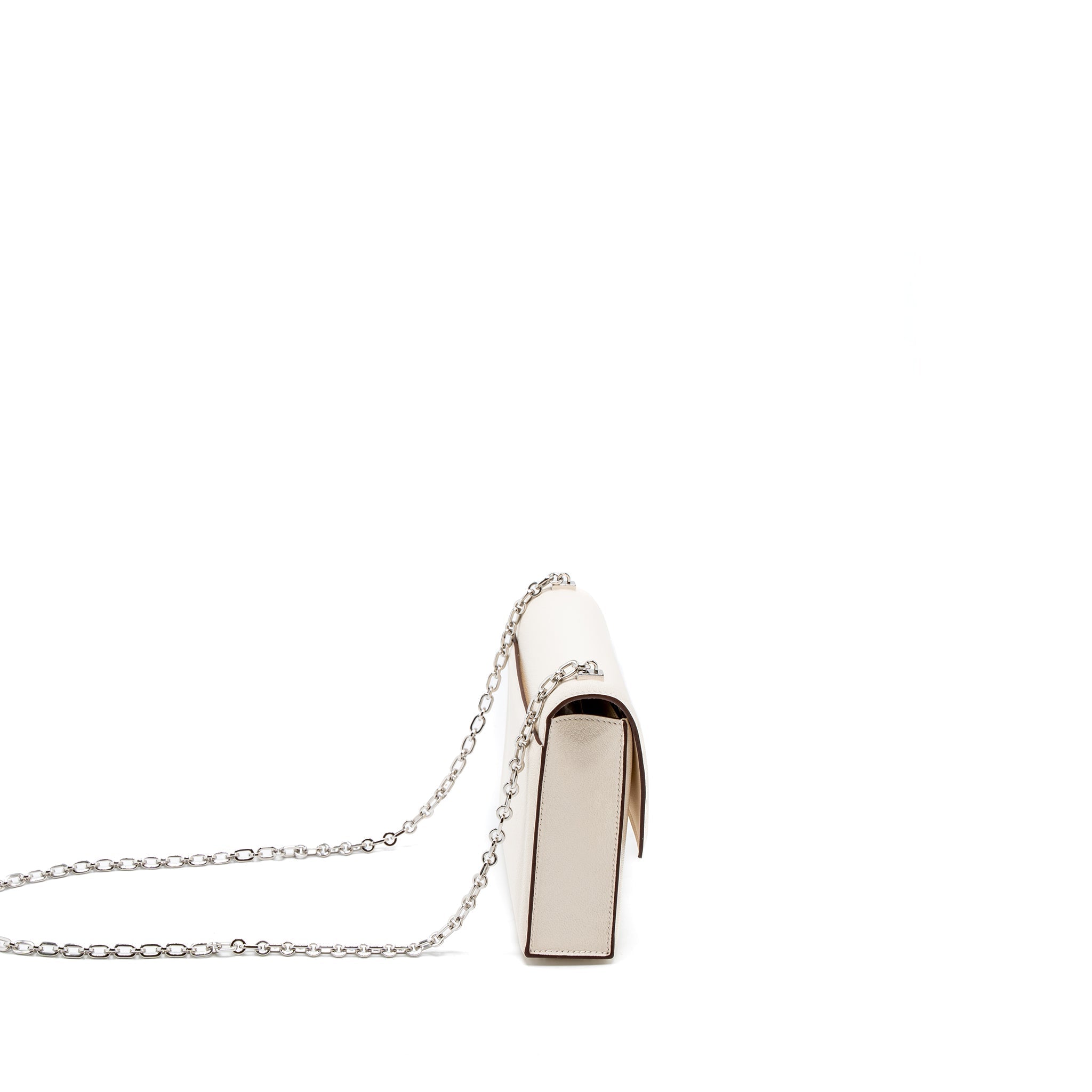 HERMES MINI VERROU CHEVRE MYSORE NATA HAVANE/CHAI/ETOUPE HARDWARE