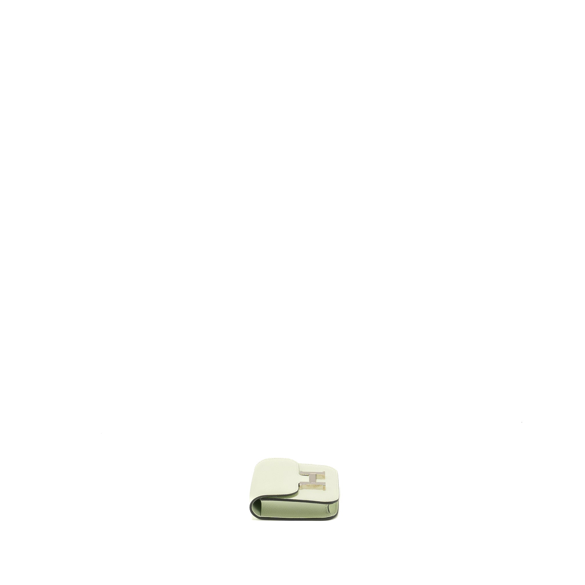 HERMES CONSTANCE SLIM EPSOM VERT FIZZ SHW