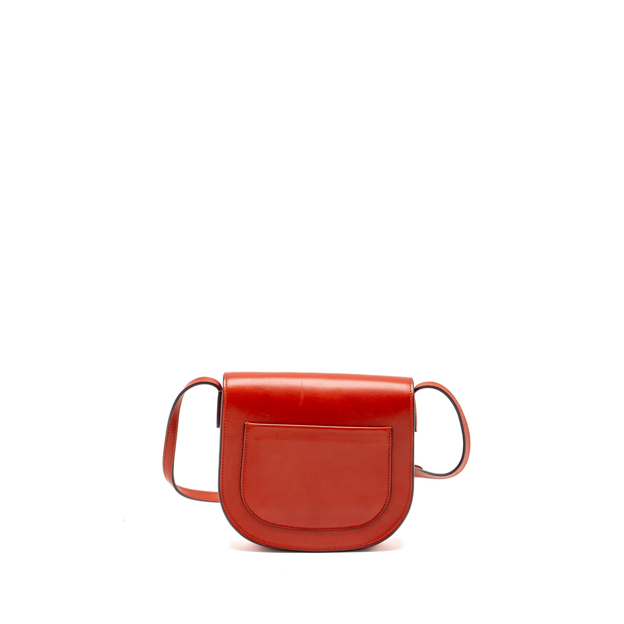 CELINE TROUTTEUR BAG LEATHER RED GHW