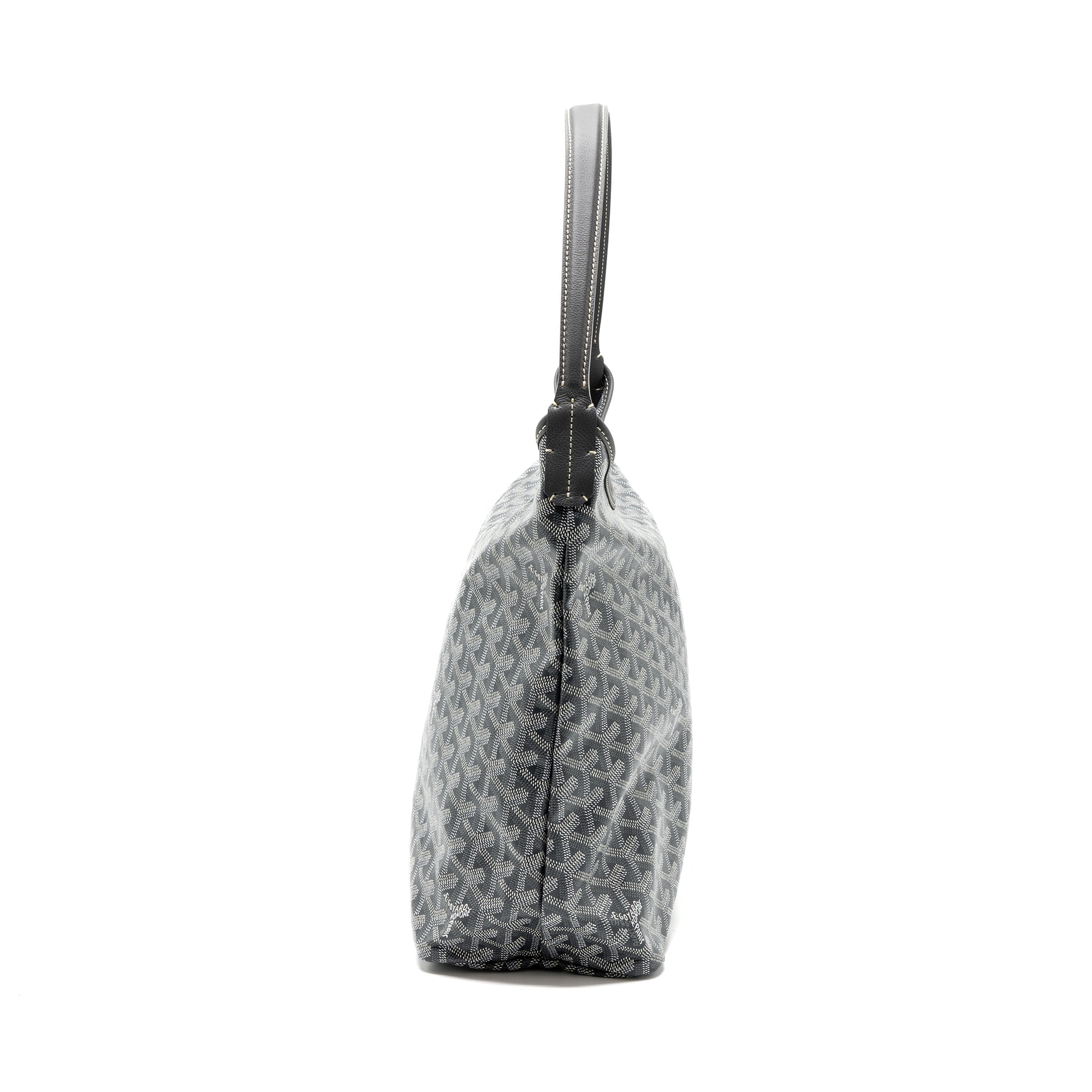GOYARD BOHEME HOBO PM GOYARDINE CANVAS GRIS SHW