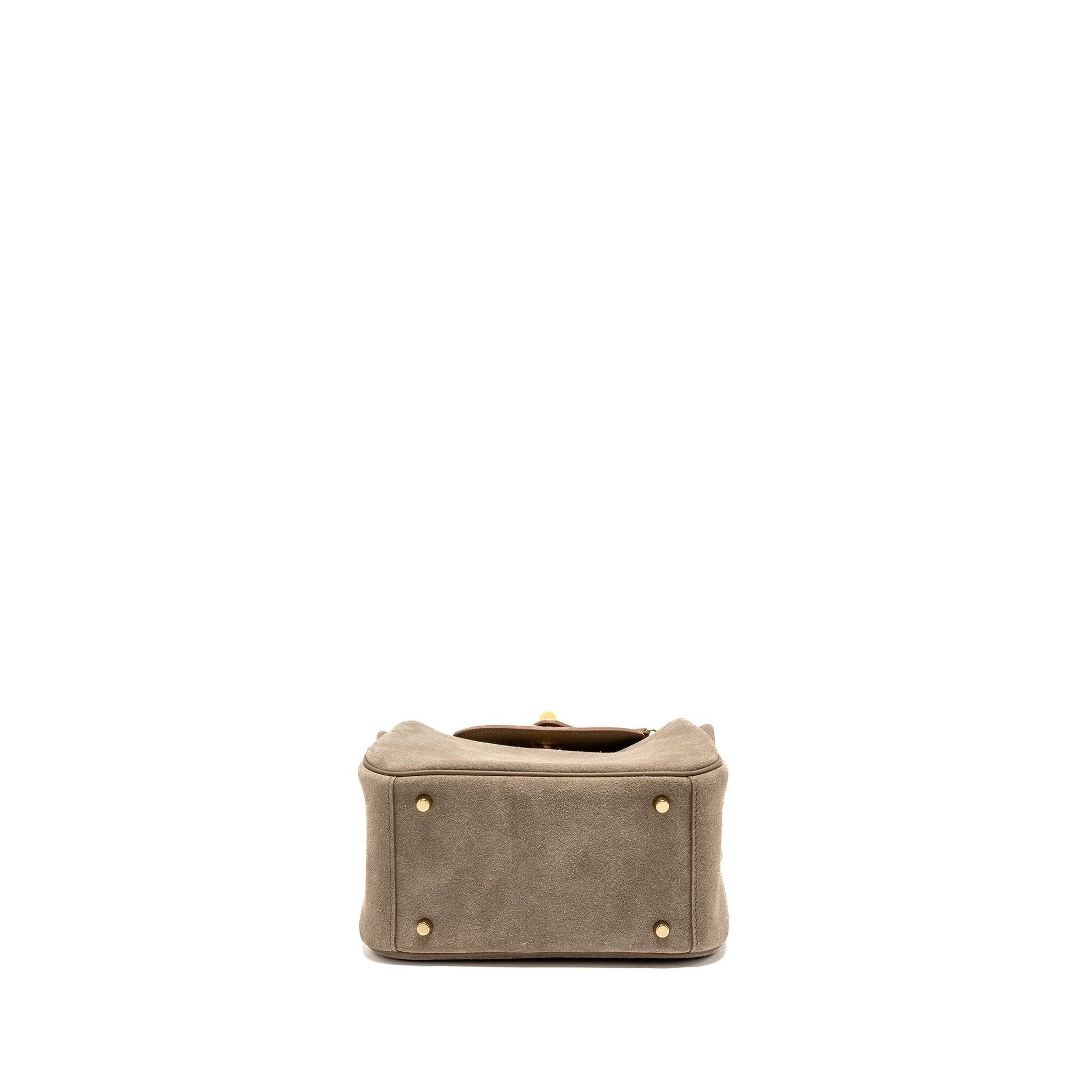 HERMES MINI LINDY GRIZZLY/SWIFT GRIS CAILLOU/ETOUPE GHW