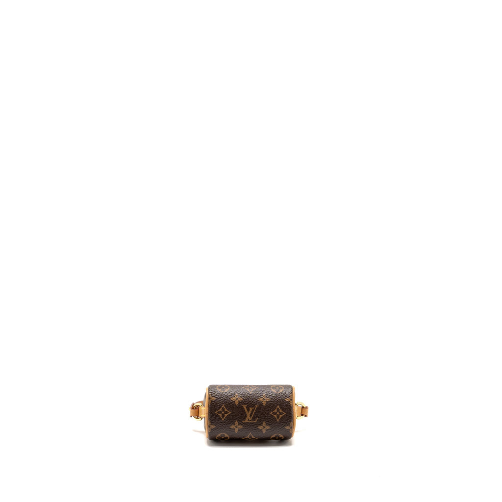 LOUIS VUITTON SPEEDY BAG CHARM MONOGRAM CANVAS GHW