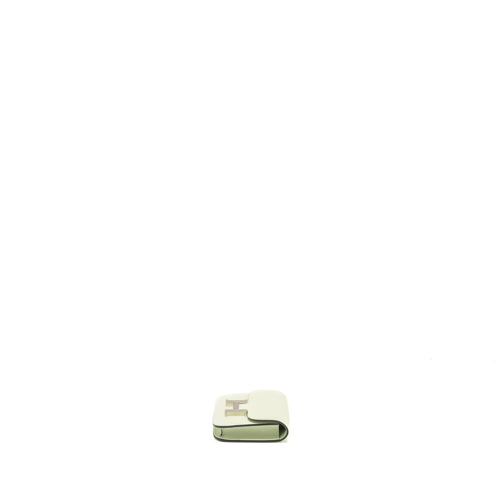 HERMES CONSTANCE SLIM EPSOM VERT FIZZ SHW