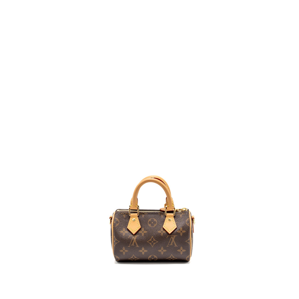 LOUIS VUITTON NANO SPEEDY MONOGRAM CANVAS GHW