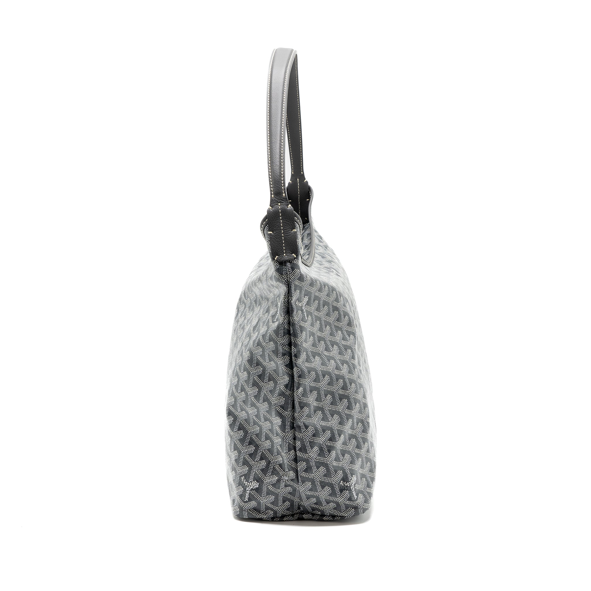 GOYARD BOHEME HOBO PM GOYARDINE CANVAS GRIS SHW