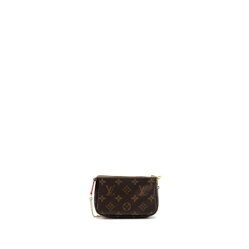 LOUIS VUITTON MINI POCHETTE ACCESSORIES 2021 XMAS LONDON LIMITED EDITION MULTICOLOUR GHW