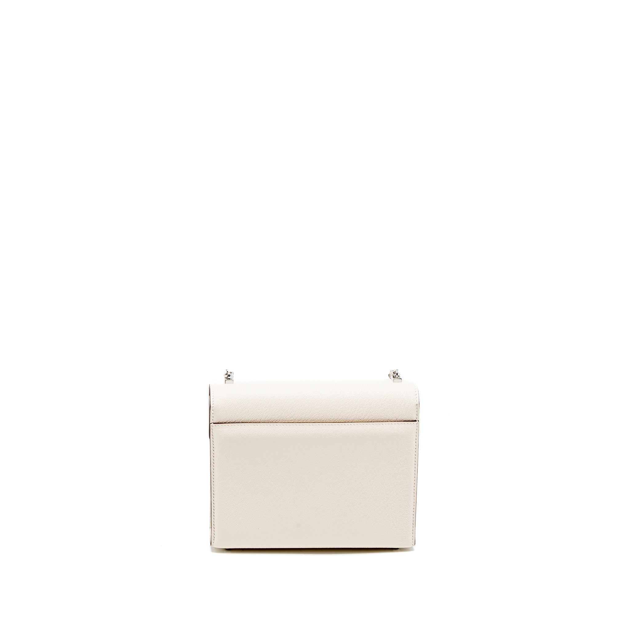 HERMES MINI VERROU CHEVRE MYSORE NATA HAVANE/CHAI/ETOUPE HARDWARE