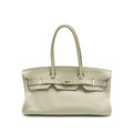 HERMES SHOULDER BIRKIN CLEMENCE GRIS PERLE SHW