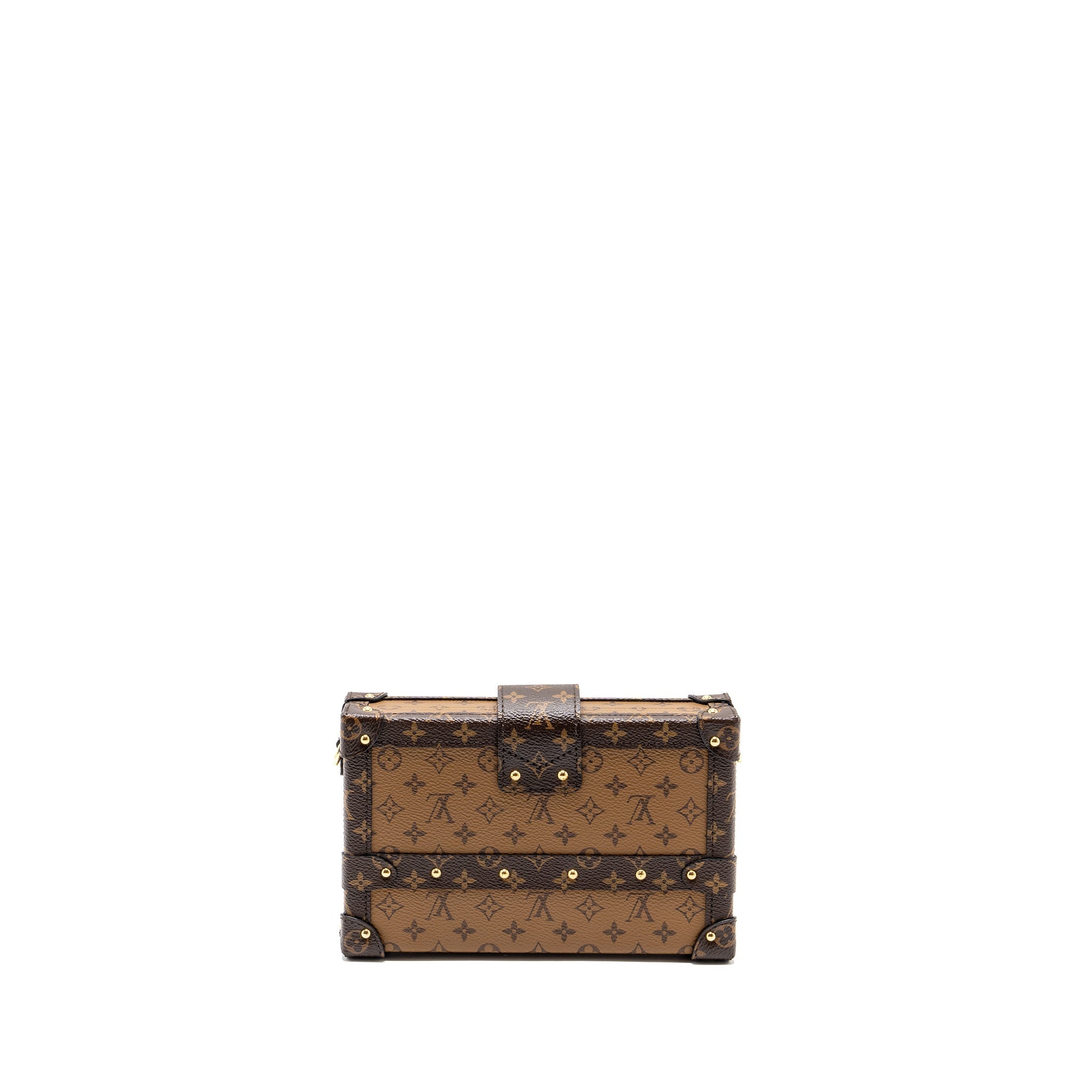 LOUIS VUITTON PETITE MALLE MONOGRAM REVERSE CANVAS GHW