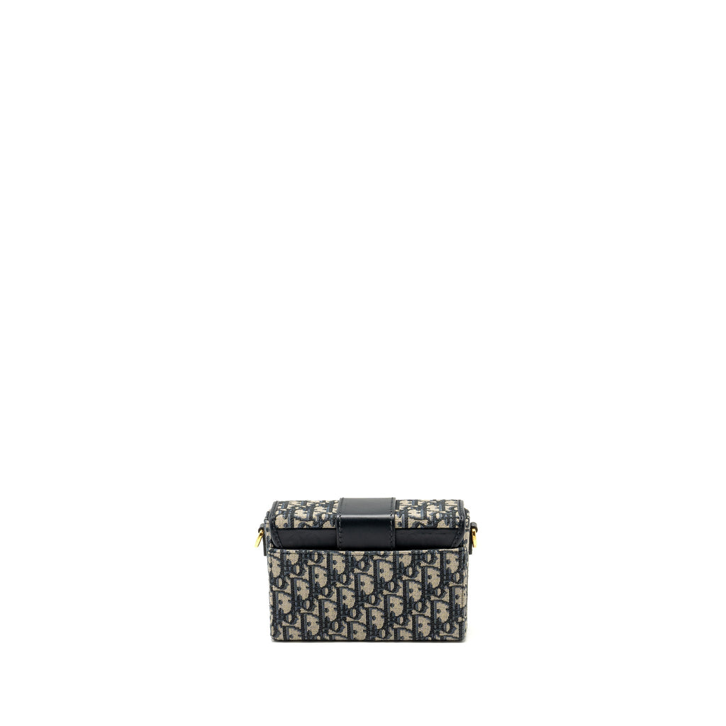 DIOR 30 MONTAIGNE BOX BLUE OBLIQUE JACQUARD GHW