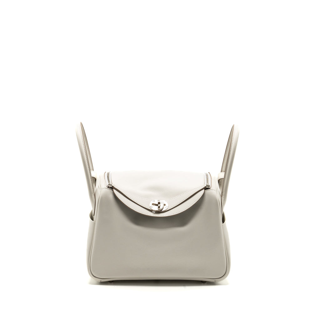 HERMES LINDY 26 SWIFT GRIS PALE/GRIS MEYER SHW